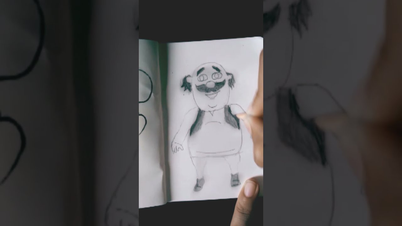 How to draw motu patlu drawing | ishant yadav| #short #cartoon #art #drawing #motu #motupatlu