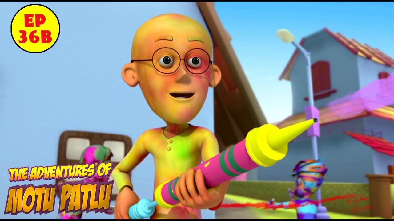 Motu Patlu | Holi | Best Cartoon For Kids