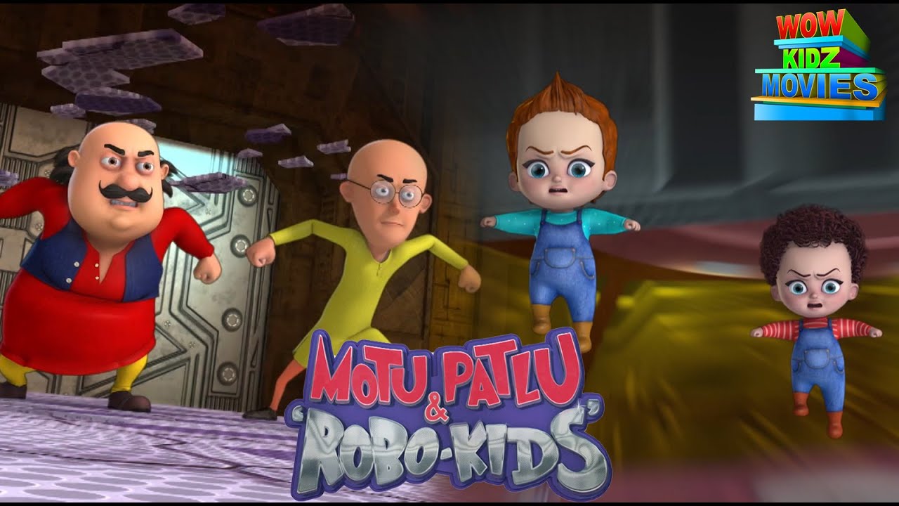 Motu Patlu | Kids Cartoon | Motu Patlu and The Robo Kids | Full Movie | Wow Kidz | #spot