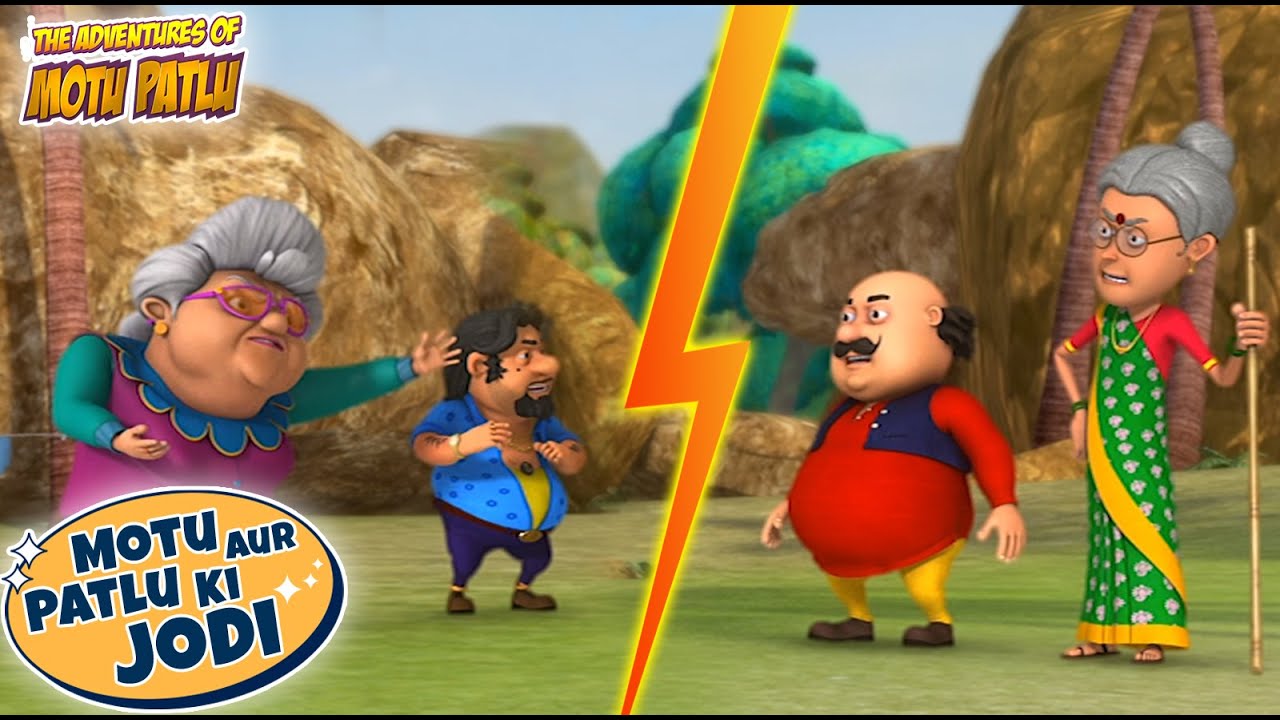 Motu की मौसी Vs John की मौसी | Hindi Cartoon | Motu Patlu | Motu Patlu Ki Jodi | #spot