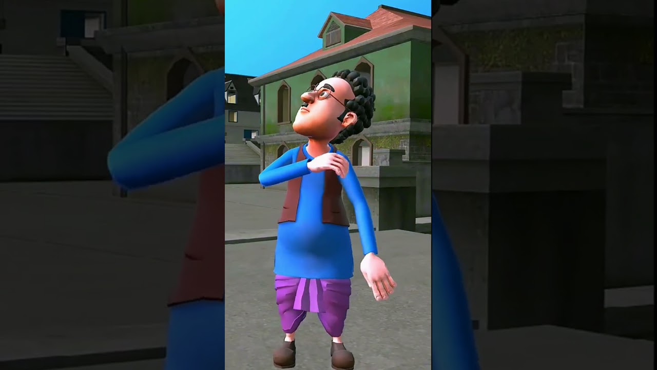 Motu Patlu Mein video Baba ka Nautanki joke cartoon short🥺