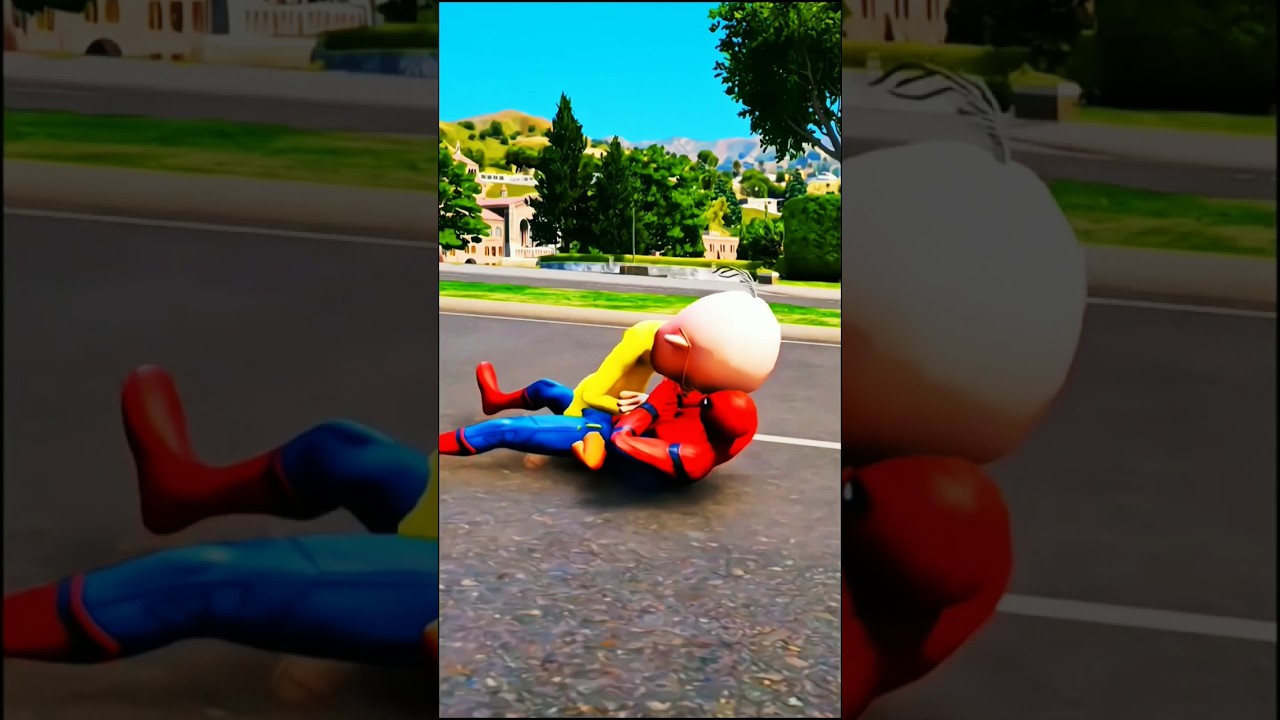 स्पाइडर मैन ऐसा क्यों कर रहा है?  | #spiderman #cartoon #motupatlu