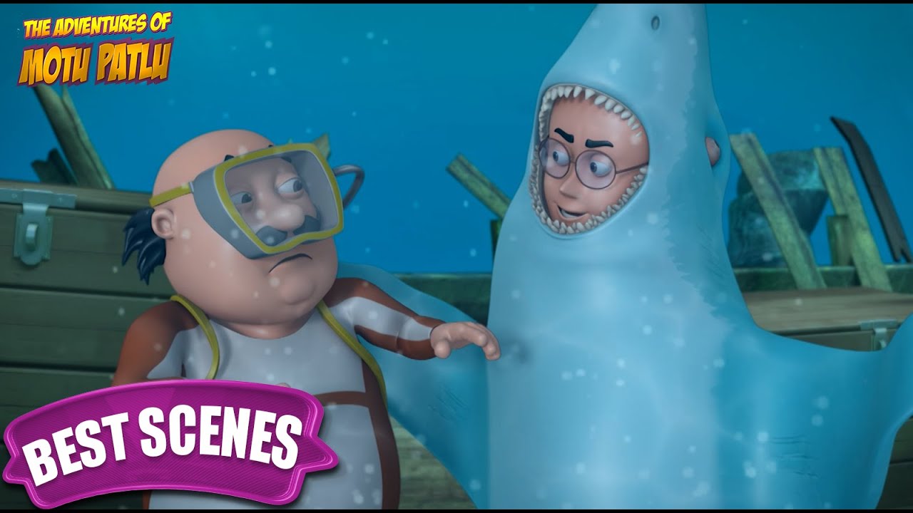 Motu Paltu Under Water Misson| Best Scenes Compilation | 84 | Motu Patlu | S10 | Cartoons For Kids