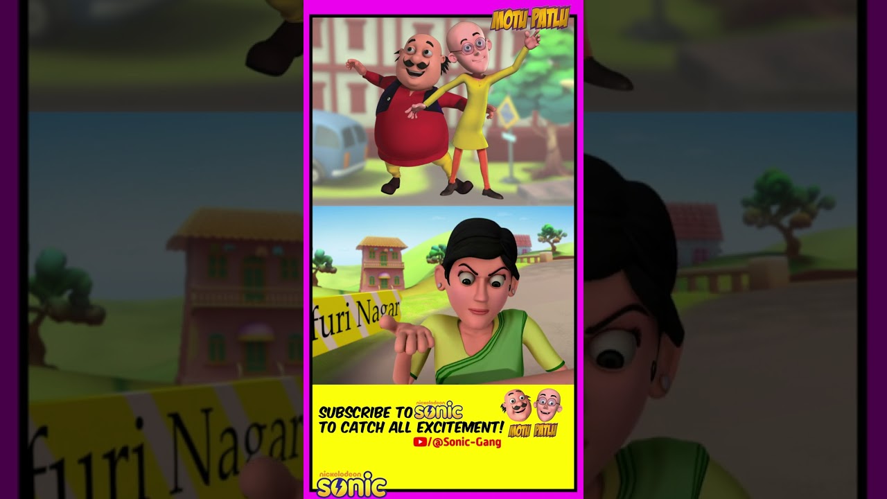 Motu की नाक पर औरत ने सुखाये कपडे 🤣 | Motu Patlu | मोटू पतलू