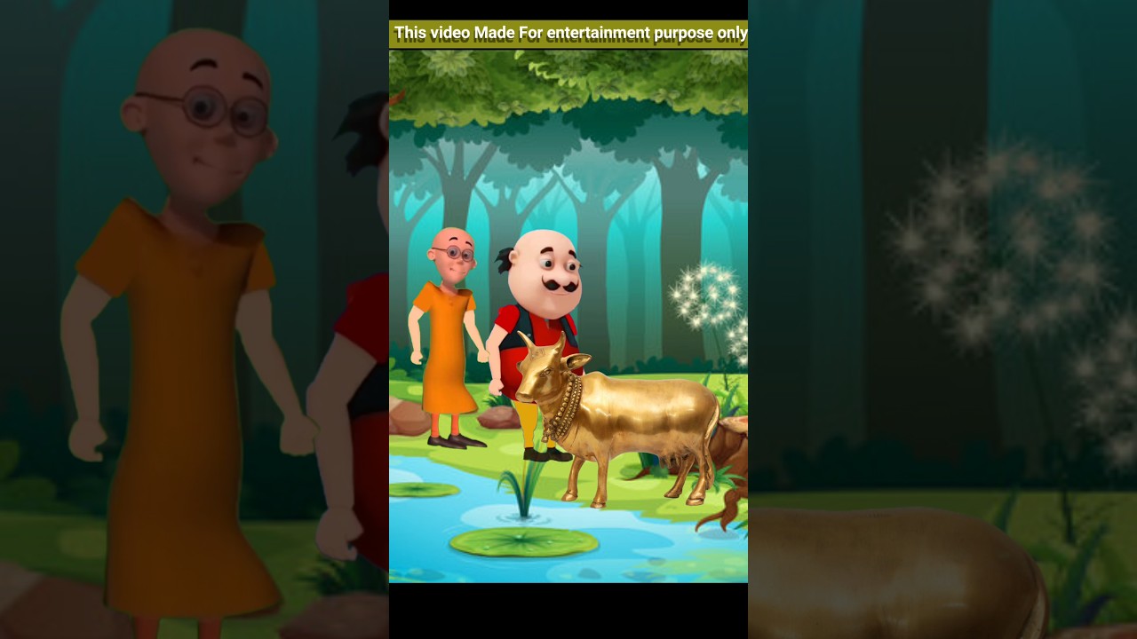 একদিন একটা ভূত শোনার গরু হয়ে যায়👹| Motu Patlu new episode#viral#shorts