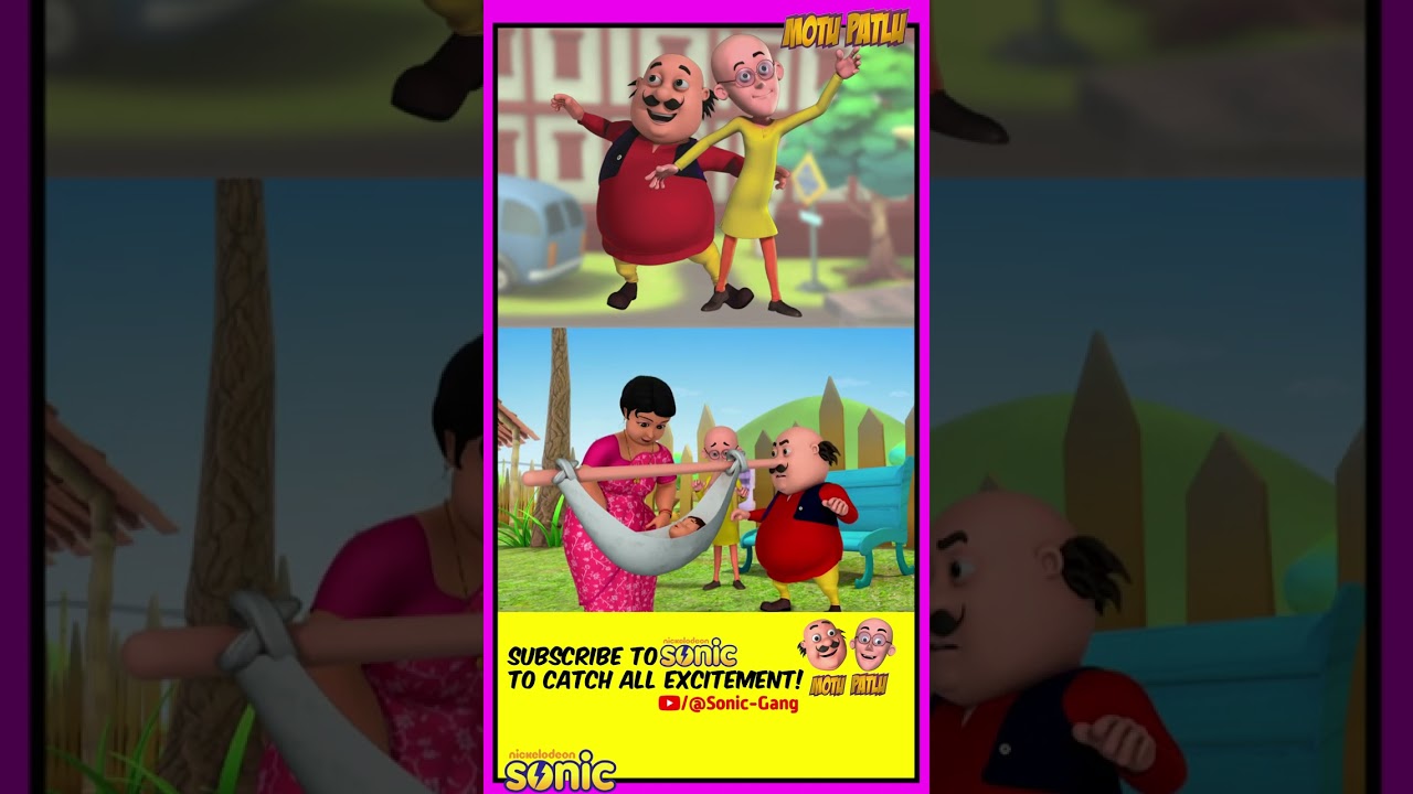 Motu की नाक बानी बच्चे का पालना | Motu Patlu | मोटू पतलू