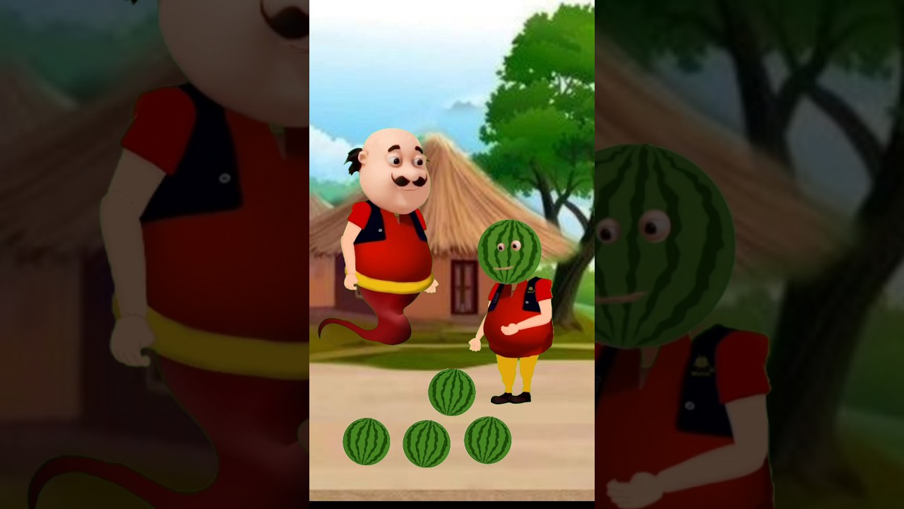 मोटू बाना तारबूज बाला इन्सान 😱|| #cartoon #motupatlu #shorts #viral