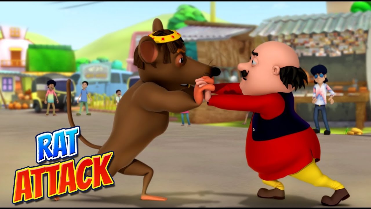 Motu Patlu in Hindi |  मोटू पतलू  | Hindi Cartoon |  Rat Attack