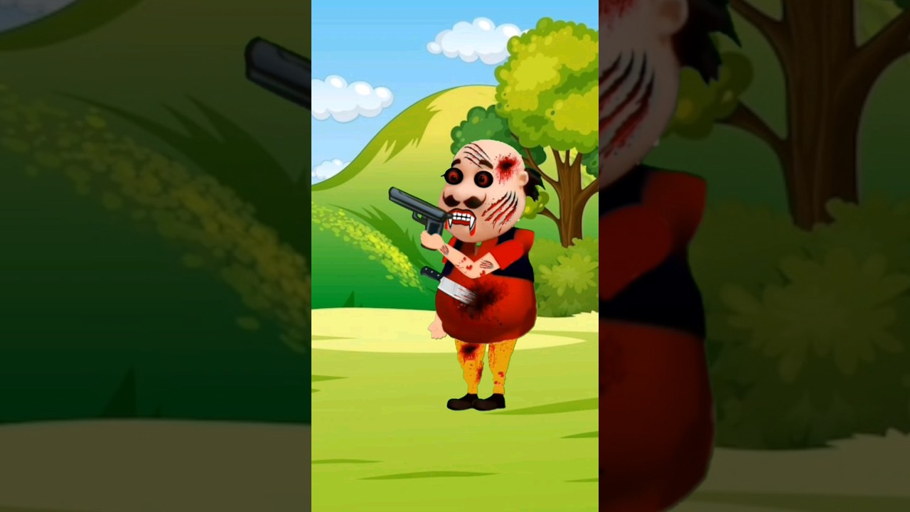 Banduko Sai khele tha vo || #shorts #viral #cartoon #funnyshorts #motupatlu