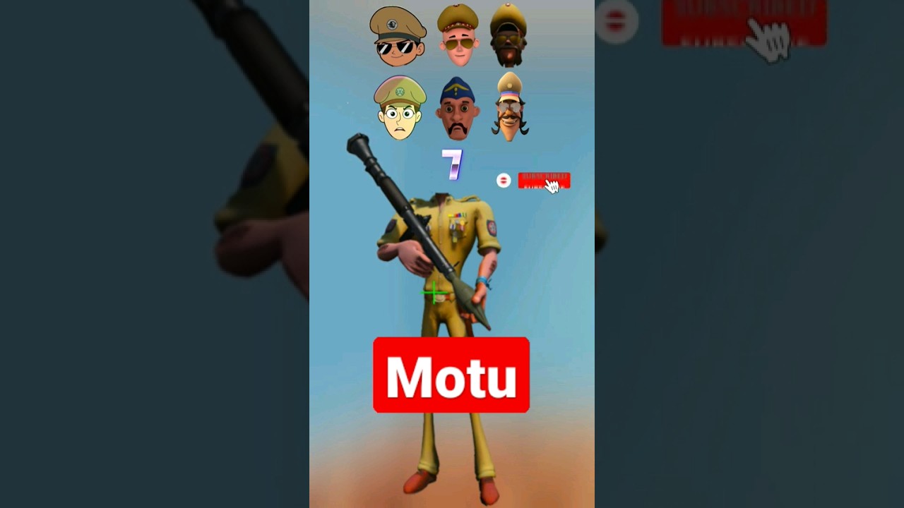 Sort video Motu Patlu Head Animation video Funny video #funny #curtoon # #baalveer #bhoot #short