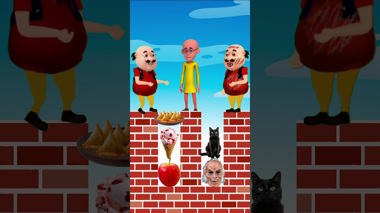 মোটু পাতলু vs রাসেলস ভাইপার | Motu patlu cartoon | Mojar Cartoon Bangla Facts #shorts