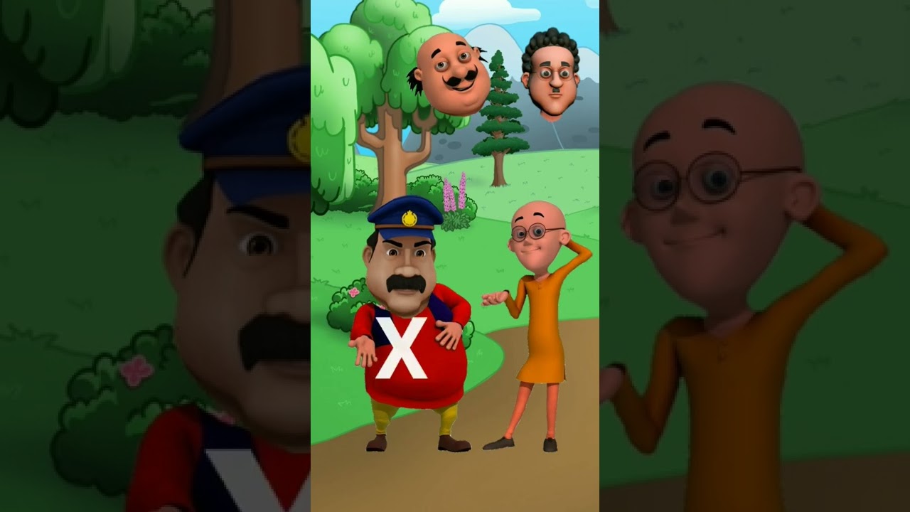 worng head puzzle | Little motu | motu patlu| chingam, shiva | #wornghead #shorts