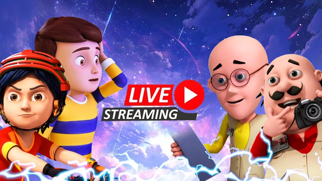 🔴 Watch LIVE | Kids Only | Motu Patlu, Shiva and Rudra | #kidsonly