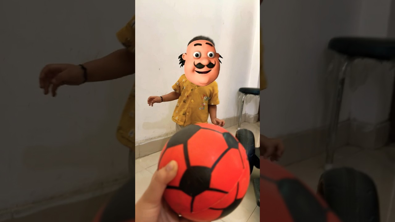 Motu with 🥎 #shorts #funny #viral #motupatlu