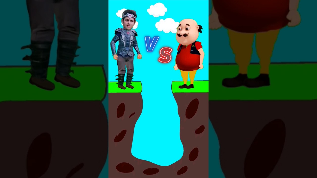 बालवीर और मोटू में कौन जीतेगा । Baalveer VS Motu patlu ki jodi । Veeroma ep -31 #shorts