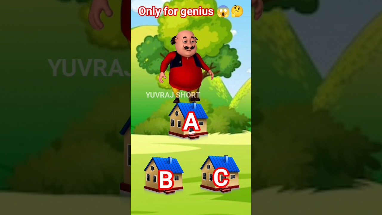 Focus Test For Genius 😱🤔।।Motu Patlu ।। #shorts #focus #viral