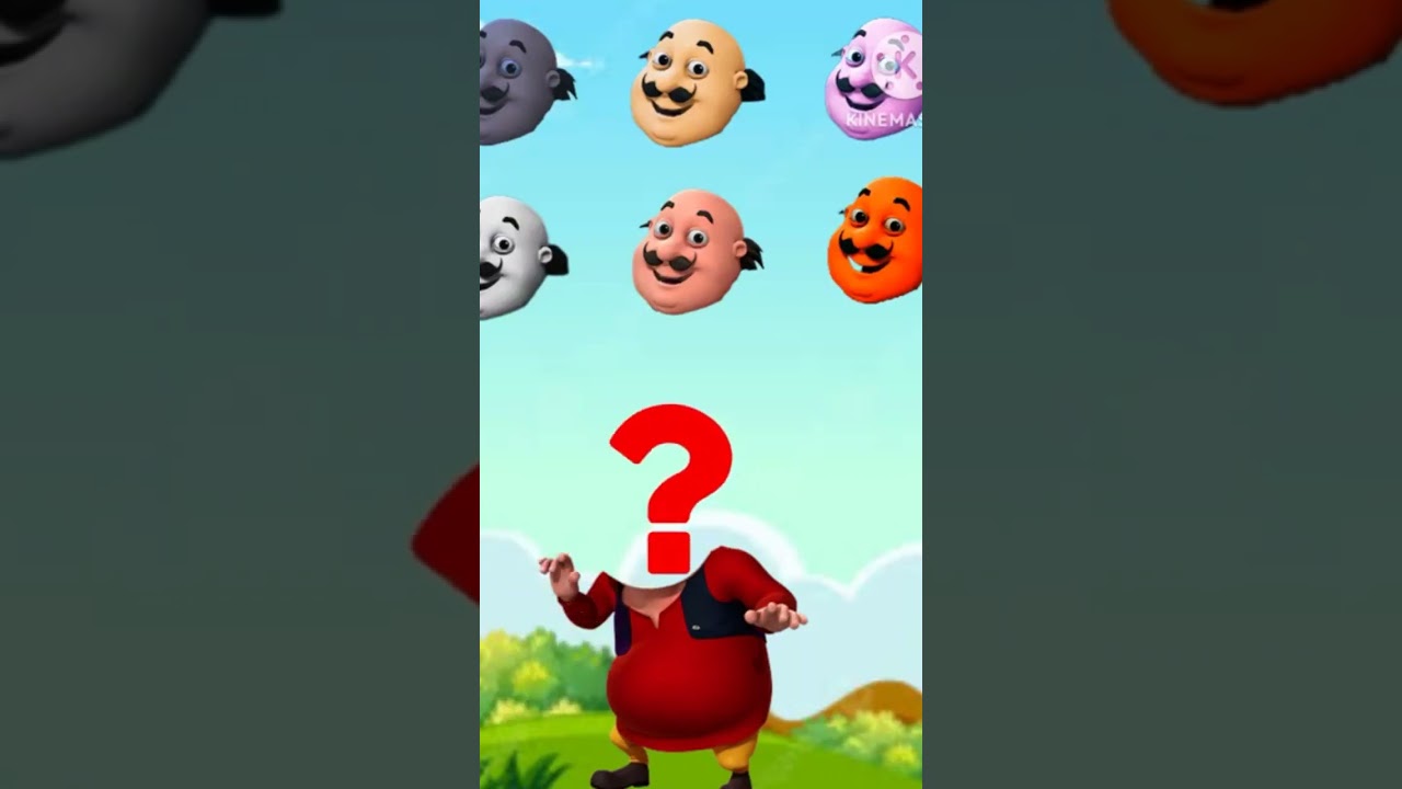 MOTU PATLU Cartoon Game 🤣😍😍🥰😘 #shorts #short #viral #trending #game #face #motu #motupatlu #cartoon