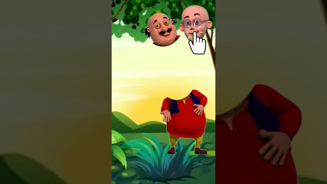 Motu Patlu mighty raju shinchan little singham rudra cartoon game। #shorts #cartoon #viral#motupatlu