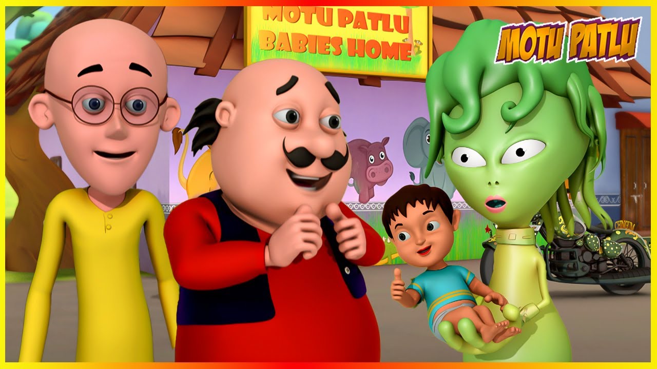 മോട്ടു പട്‌ലു- ബേബി ഏലിയൻ എപ്പിസോഡ് 55 | Motu Patlu- Baby Alien Episode 55