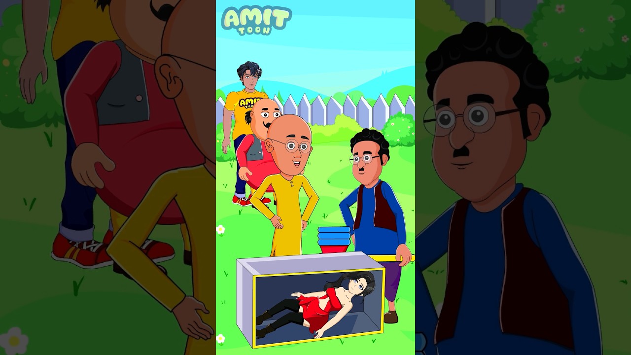 Guess Object Behind Sereen Game 🤣 Motu Patlu Funny Animation | Bhuter Cartoon#shorts #cartoon #funny