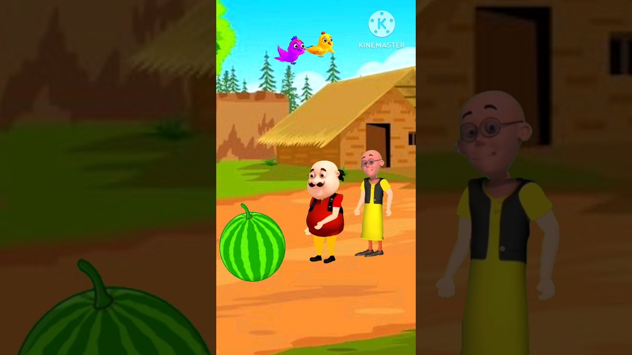 Motu Patlu aur Chudail ka Jadui Tarbuj 🥴 |Hindi Kahani | Cartoon video #shorts
