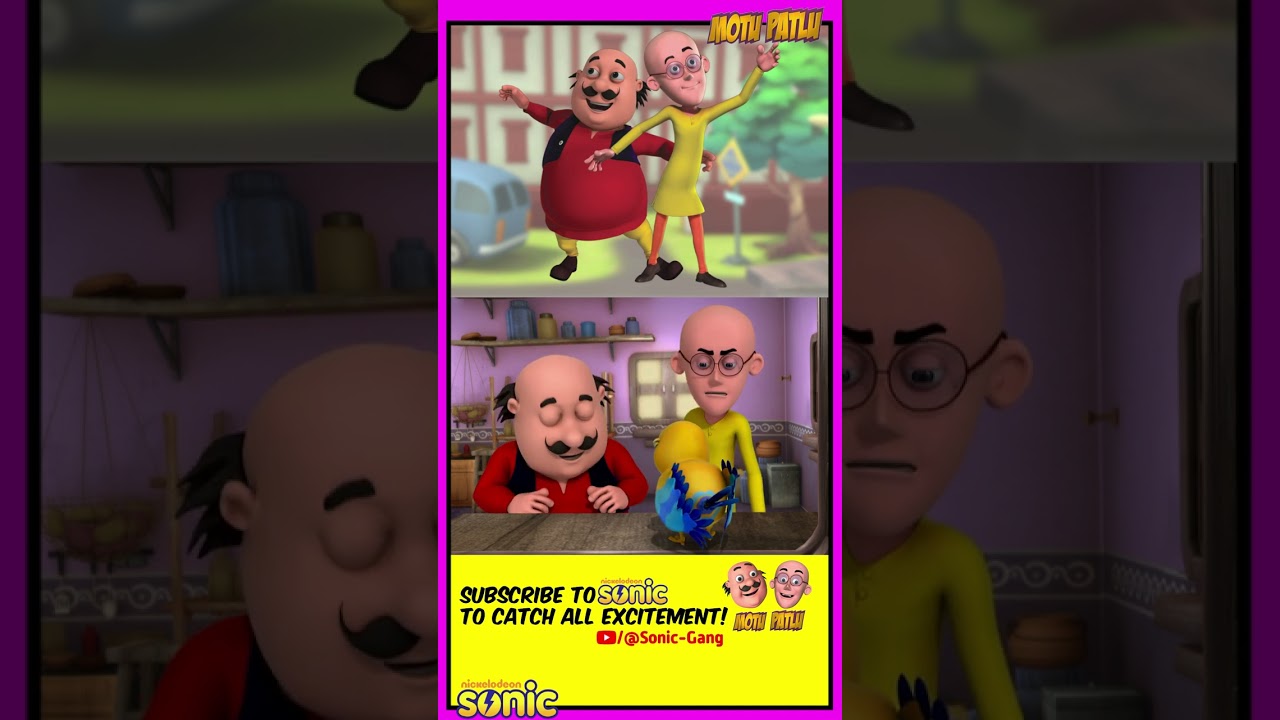 बोलता तोता देख Motu के उड़े होश! | Motu Patlu | मोटू पतलू