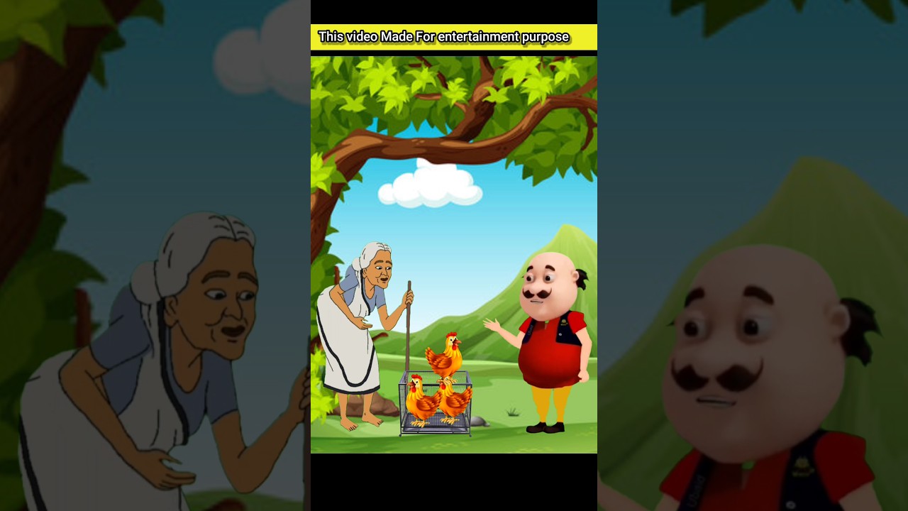 মুরগি বিক্রি করে একটা বুড়ি👹| Motu Patlu new episode#viral#shorts@bhuye2q