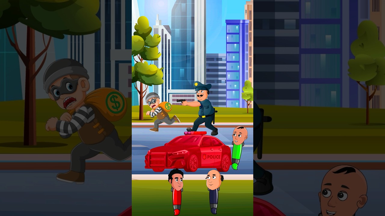 Tool Items😍 Police Car🚔 Motu Patlu cartoon | bhoot wala | balveer | Spider-Man #shorts #cartoon