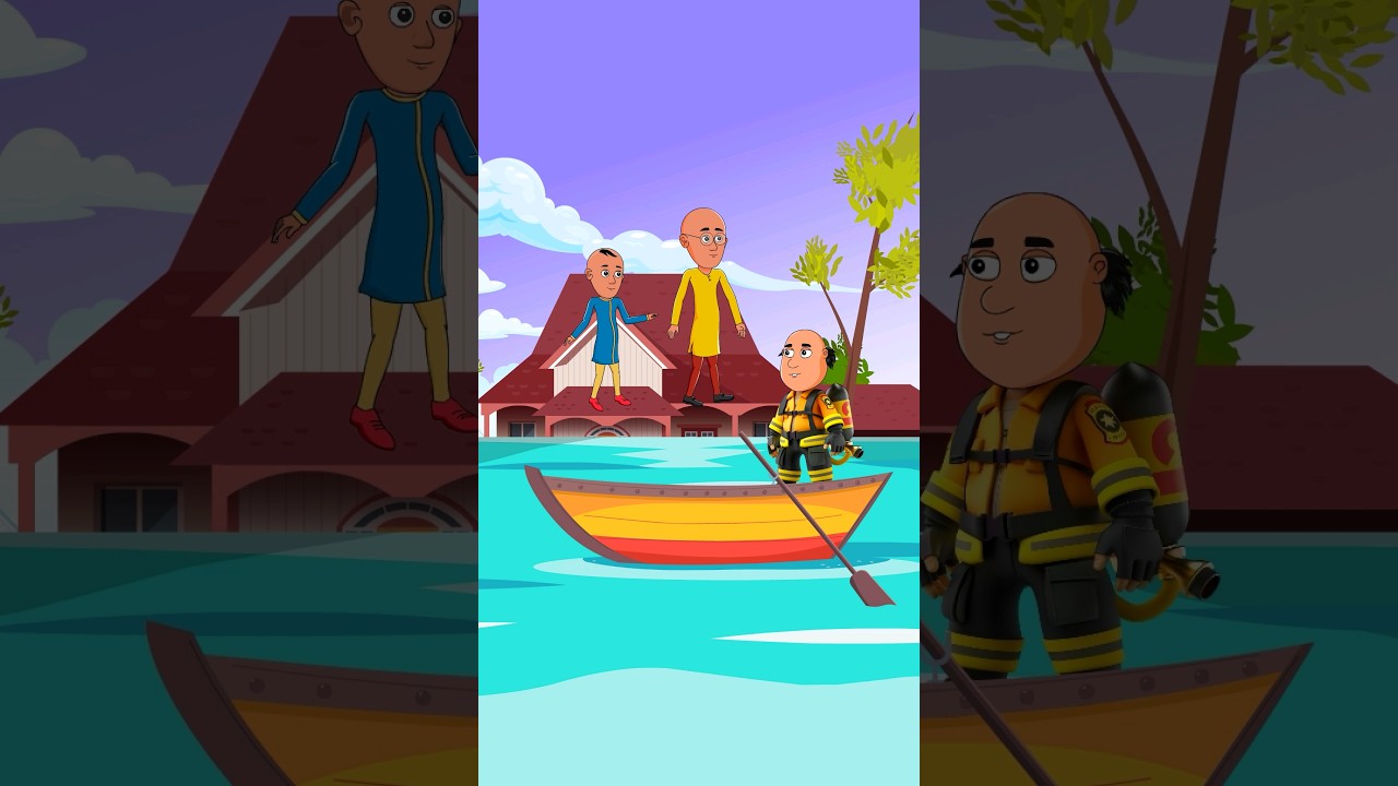 Tool Items😍 बाढ 🌊  Motu Patlu | cartoon | bhoot wala | balveer | TikTok #shorts #cartoon #animation