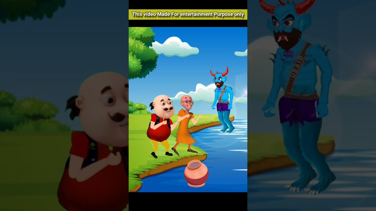 একদিন একটা ভূত মটুর এলাকায় আছে👹| Motu Patlu new episode#viral #shorts