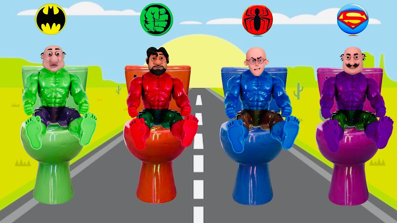 Tebak Gambar Avengers Maxe /Vs/ Motu Patlu Fight 🥵||￼ Cartoon SpiderMan Motu Hulk || Granny, Marvel,