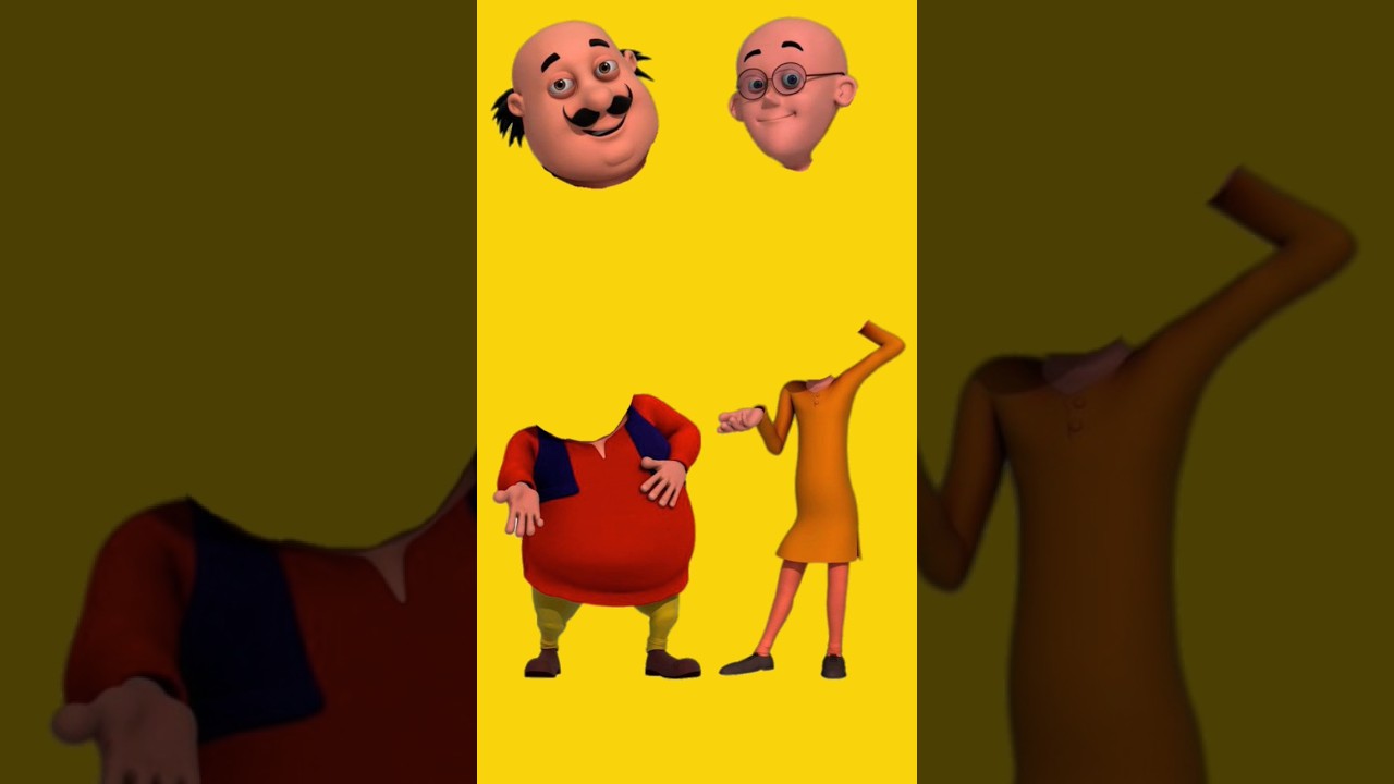 💯❌motu patlu wrong head #cartoon #shortvideo #animation #shorts