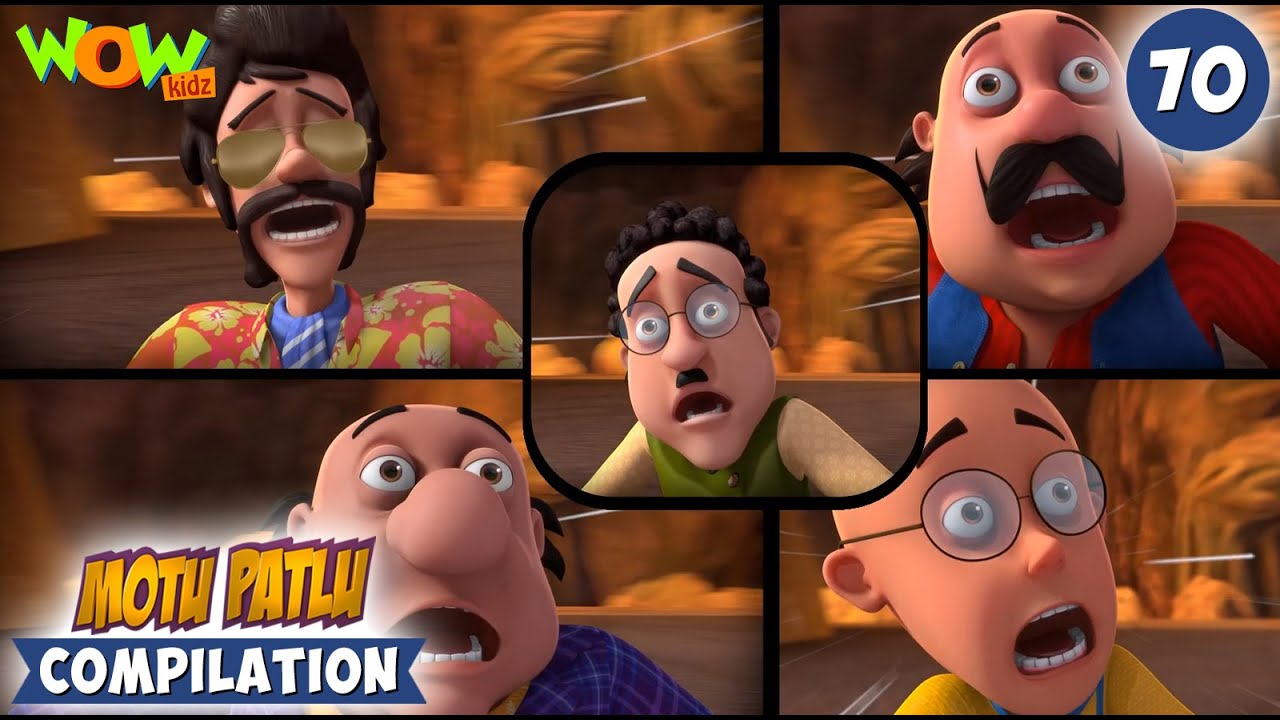 Waterfall Masti | Motu Patlu Season 13 – Compilation 70 | Motu Patlu New | Cartoons For Kids | #spot