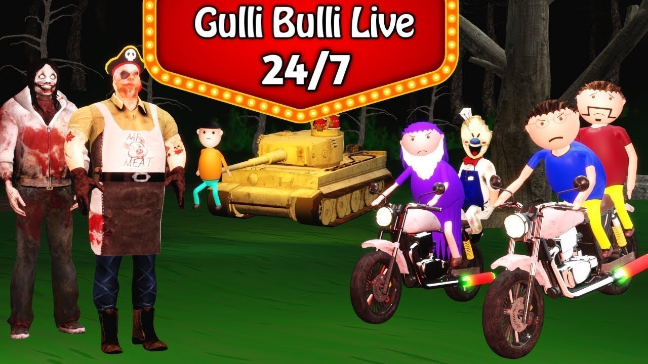 Gulli Bulli Full Episode | 24/7 Live | Watch Gulli Bulli Cartoon Full Videos Non Stop | Gulli Bulli