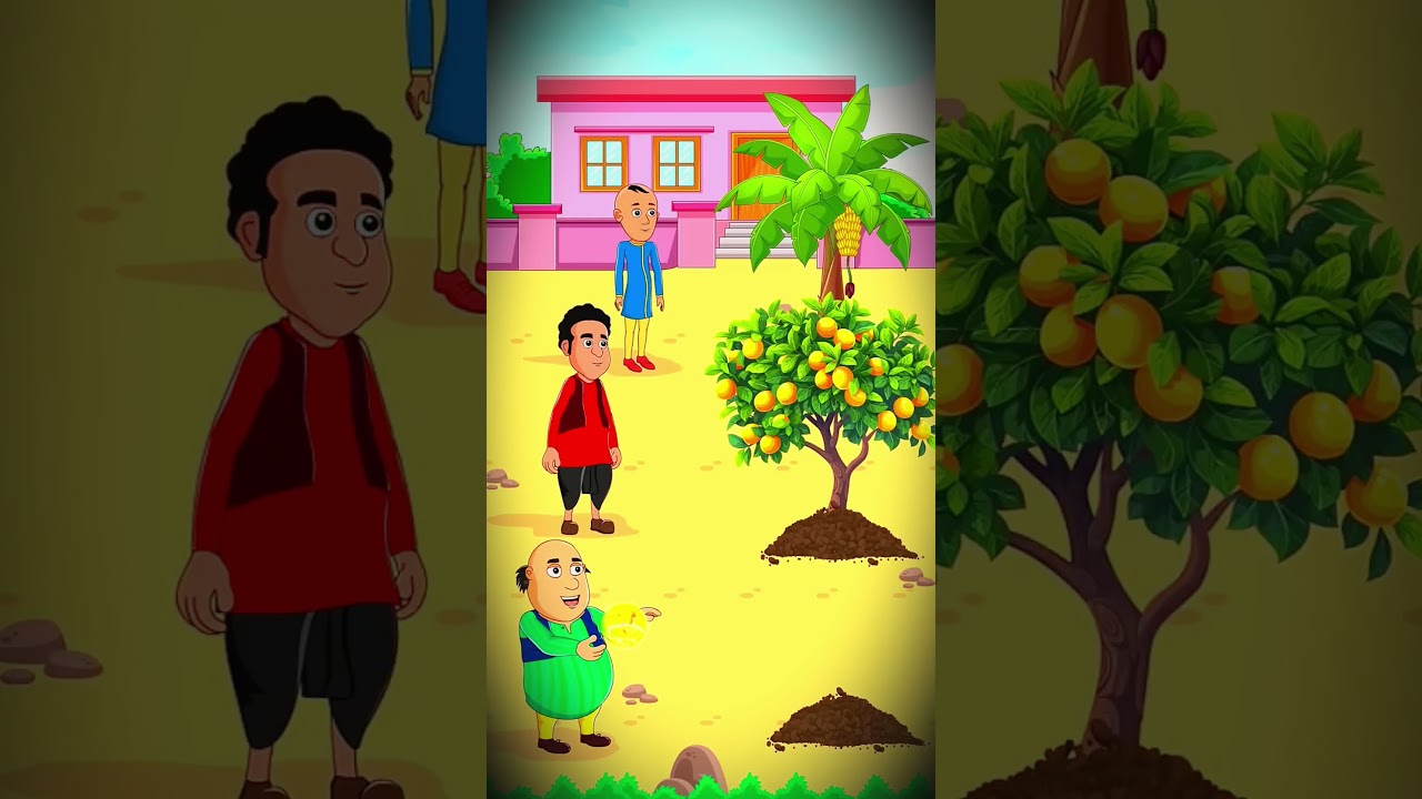 मोटू ने पेड़ लगाया 🥰 motu patlu |cartoon |bhootwala |baalveer #shorts #cartoon #funny