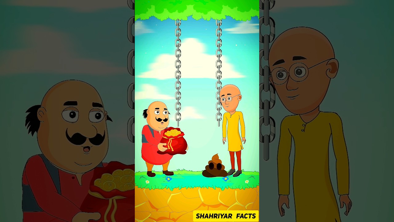 মটু পাতলুর কপাল গুতে ভরা Motu Patlu Funny Cartoon #funny #shorts #cartoon