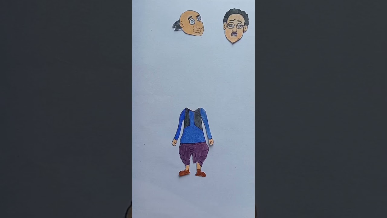 Motu Patlu friends Ghasita ram cartoon character change #youtubeshots #cartoon #drawing #shorts