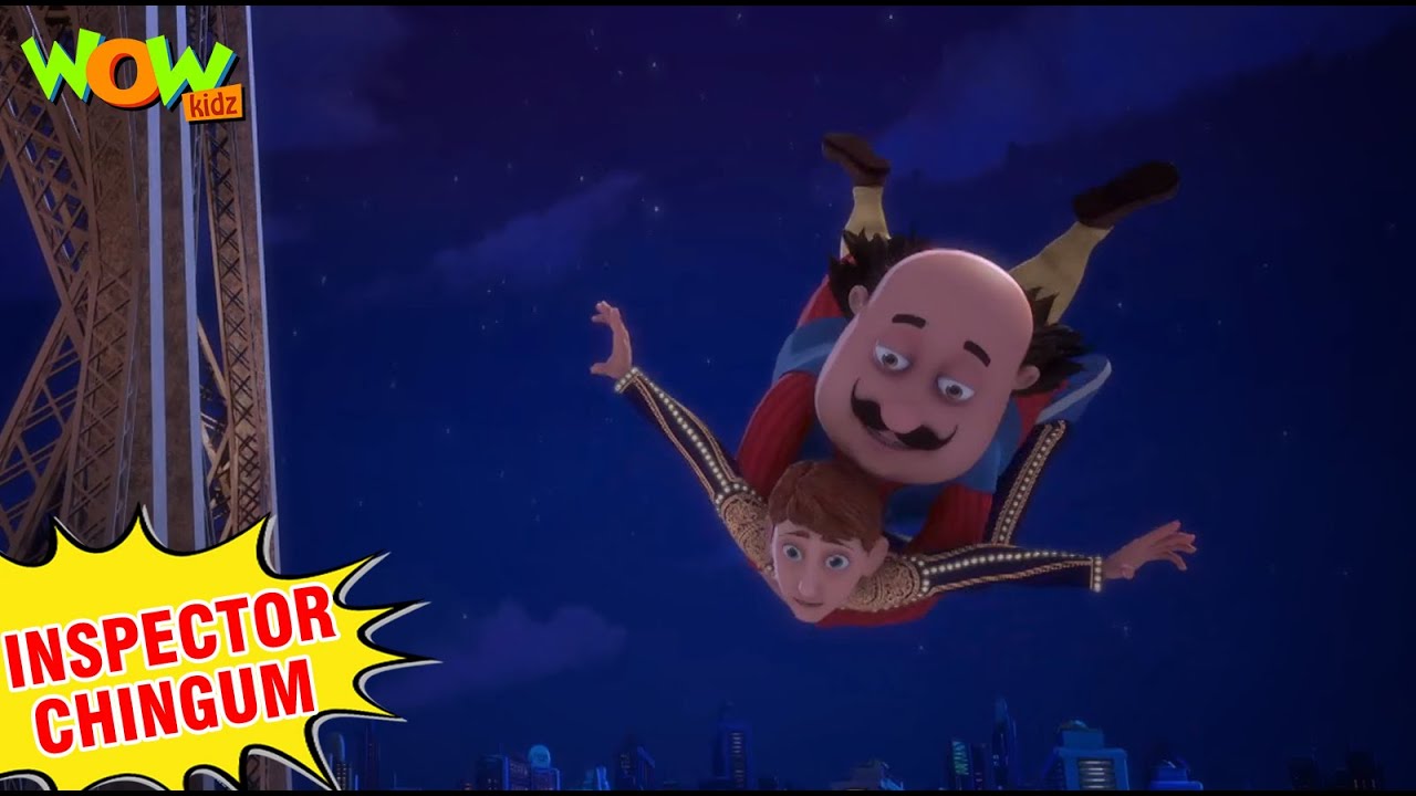 Eiffel Tower पर मिल गए Diamonds! | Motu Patlu New | Cartoon | Inspector Chingum | #spot