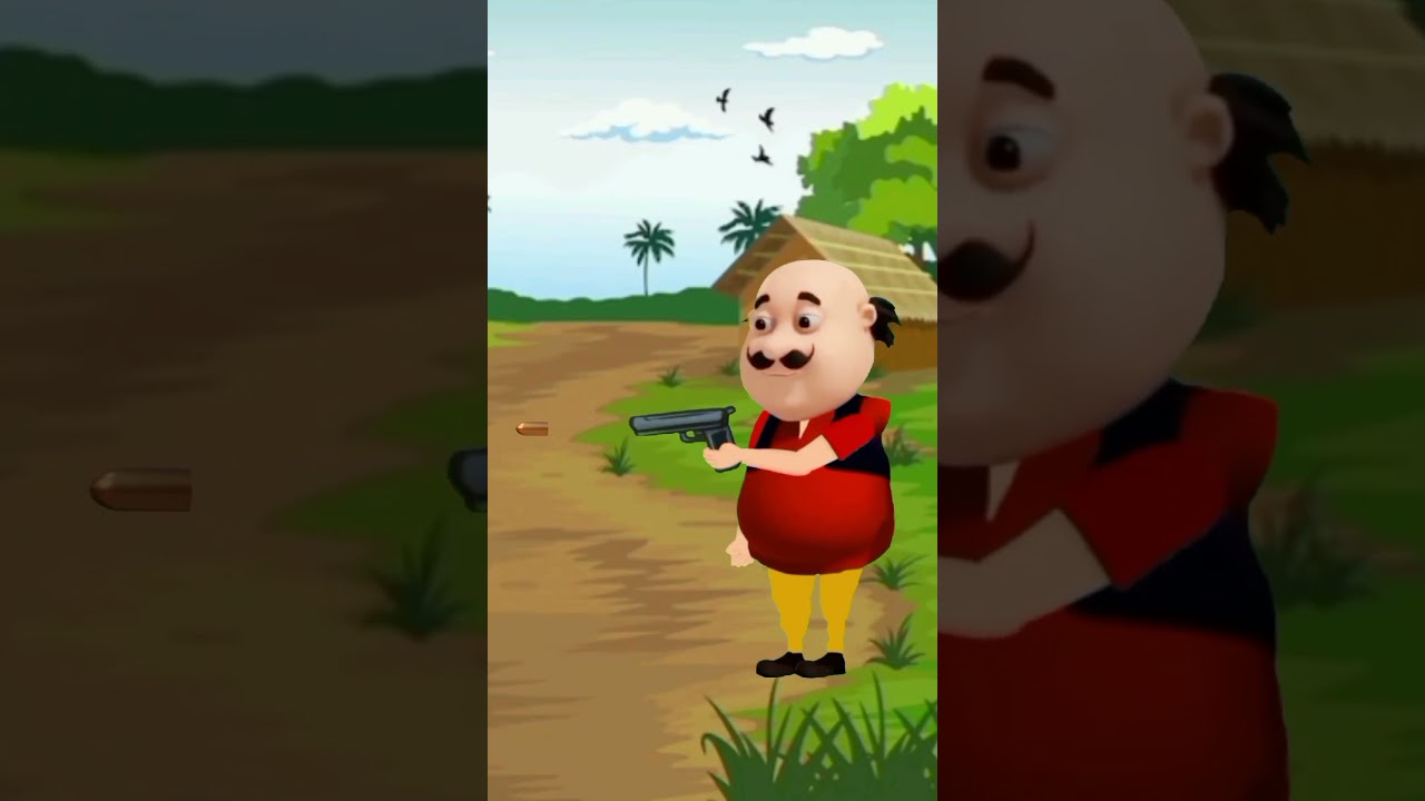 Motu ne sikhaya chudail ko sabak 😜 #viral #cartoon #motupatlu