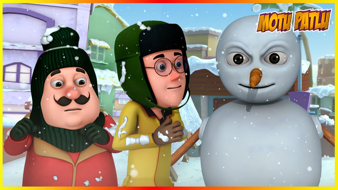 മോട്ടു പട്‌ലു സ്നോ മാൻ എപ്പിസോഡ് | Motu Patlu Snow Man Episode