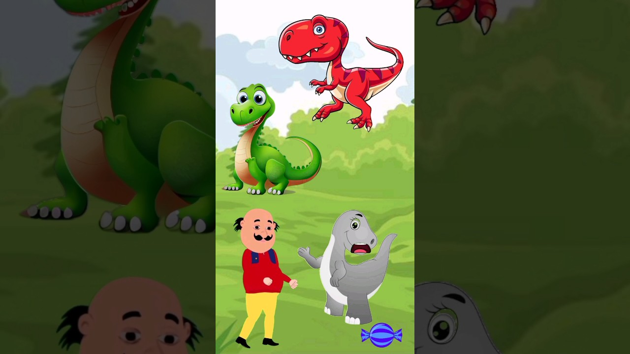 Tool Items Dinosaur Motu Patlu | cartoon bhoot wala | balveer | Tik Tok#shorts #cartoon