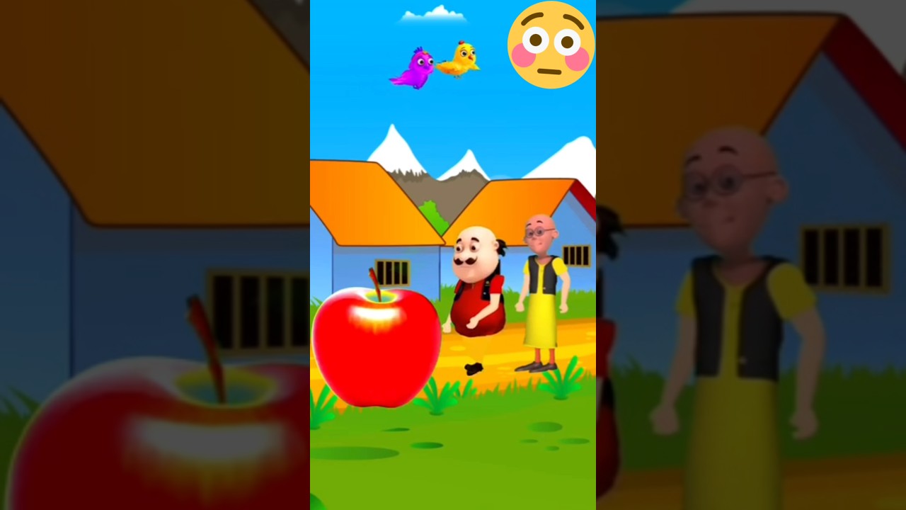 Motu Patlu और चुड़ैल का जादुई सेब 🍎 | Hindi Kahani | Cartoon video #shorts