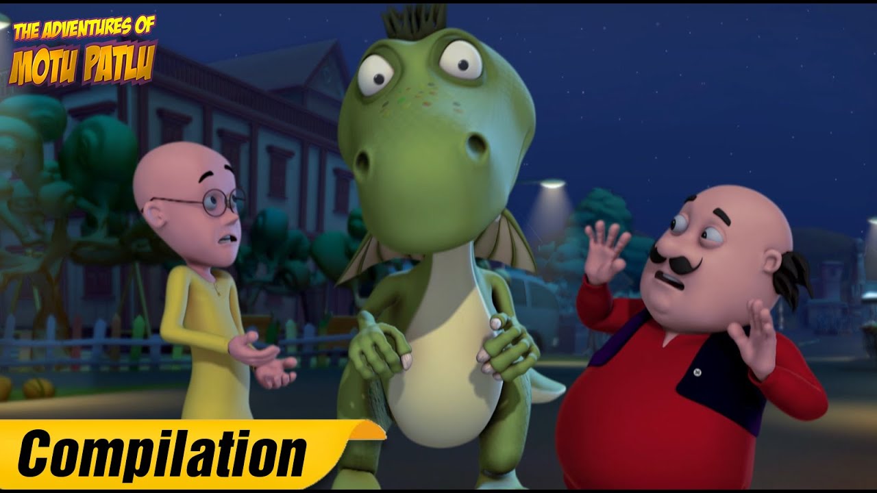 Motu patlu Aur Dinosaur | New Compilation | 256 | Hindi Cartoon | Motu Patlu | S01 | #spot