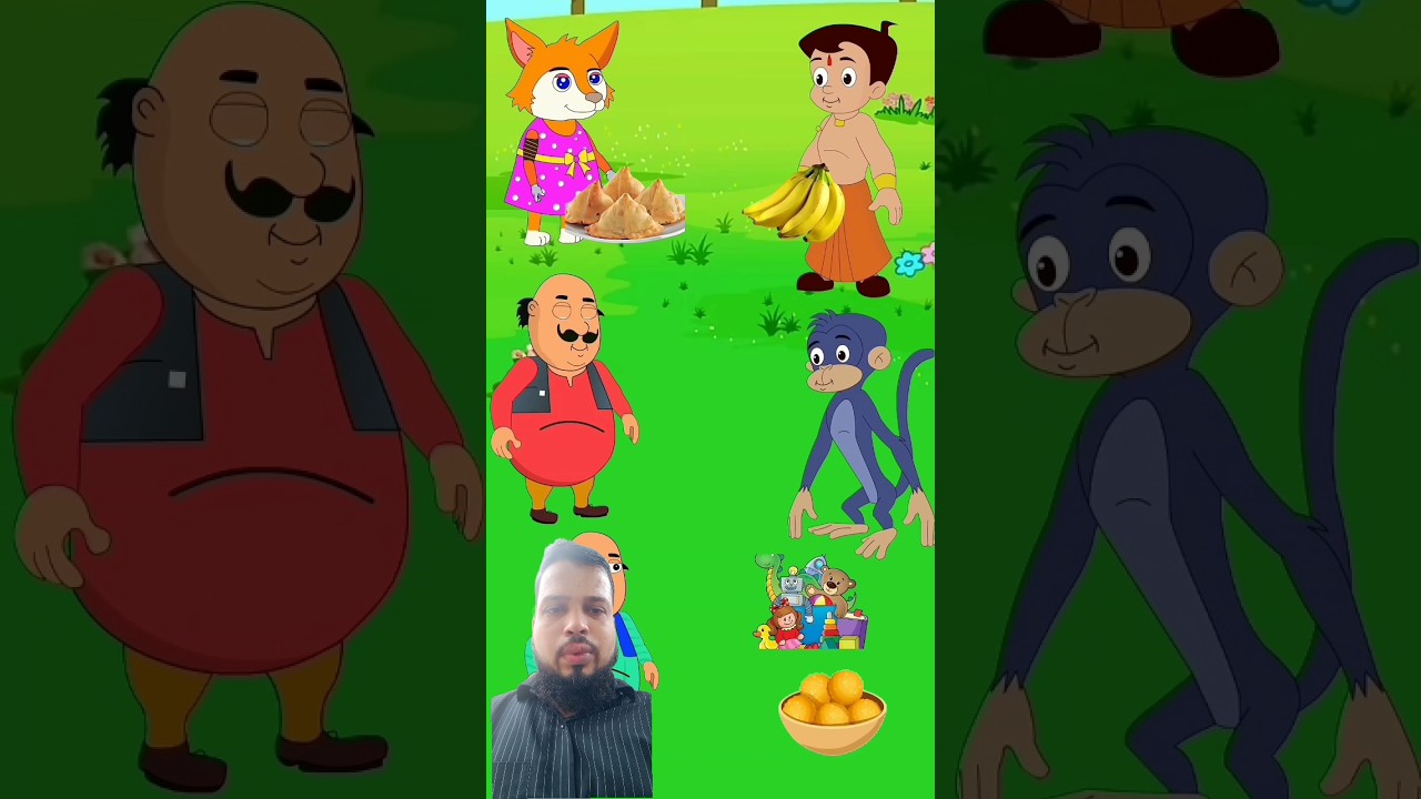 Tool Items 😊 सबको खाना दूंगा 🍌 Funny TikTok balveer Motu Patlu Cartoon bhoot cartoon #shorts