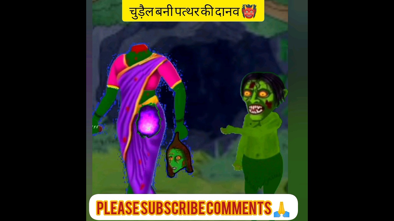 बिना सर की चुड़ैल बनी पत्थर की दानव 👹 | motu Patlu | #shorts #ytshorts #shortsvideo#भूत