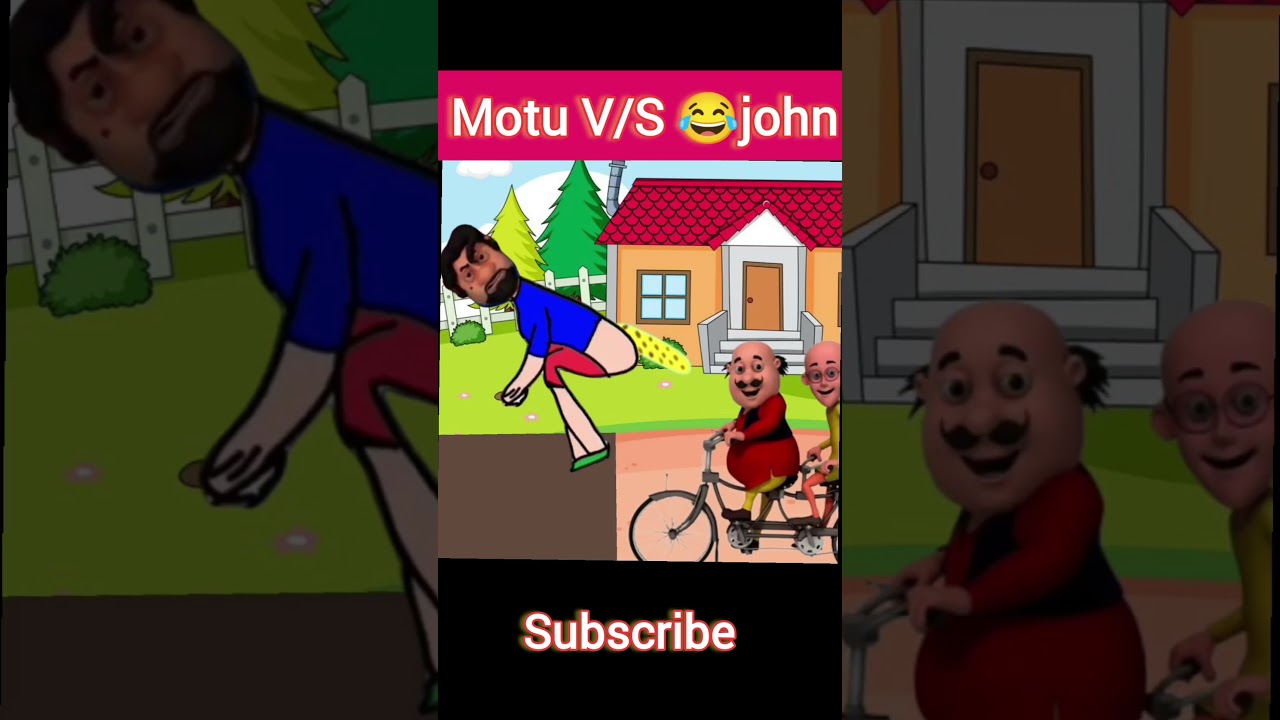 Motu V/S John | Motu patlu  #shorts