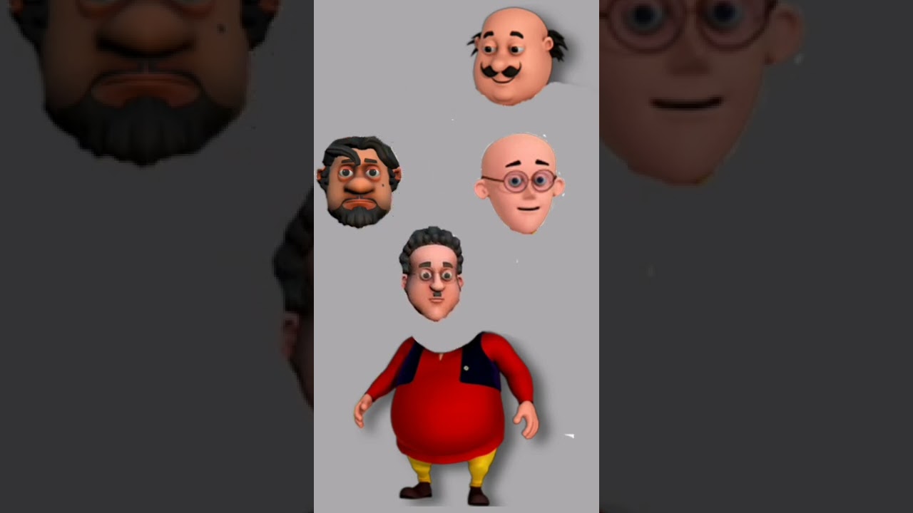 What is real Head Motu #motu #patlu #shorts #cartoon #motupatlu #viral #trending #trend #viralshorts