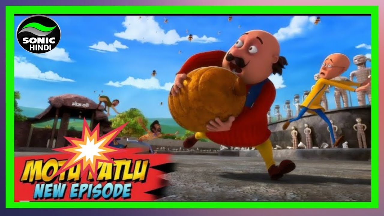 Motu Patlu cartoon in hindi,, motu patlu new episode,,Motu Patlu destroy || Sonic hindi