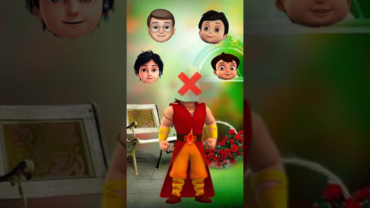 Chhota bheem vir cartoon || motu patlu mighty raju shin chan little singam cartoon video #shorts