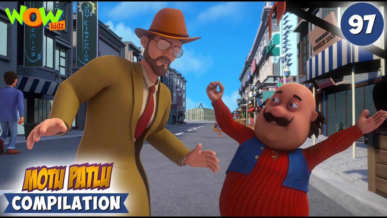 Detective Motu | Motu Patlu Season 13 – Compilation 97 | Motu Patlu New | Cartoons For Kids |#spot